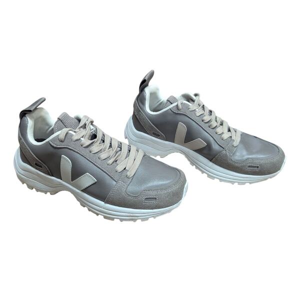 Rick Owens x Veja Performance Running Sneakers Gray White  Size 9 Womens - Picture 2 of 7